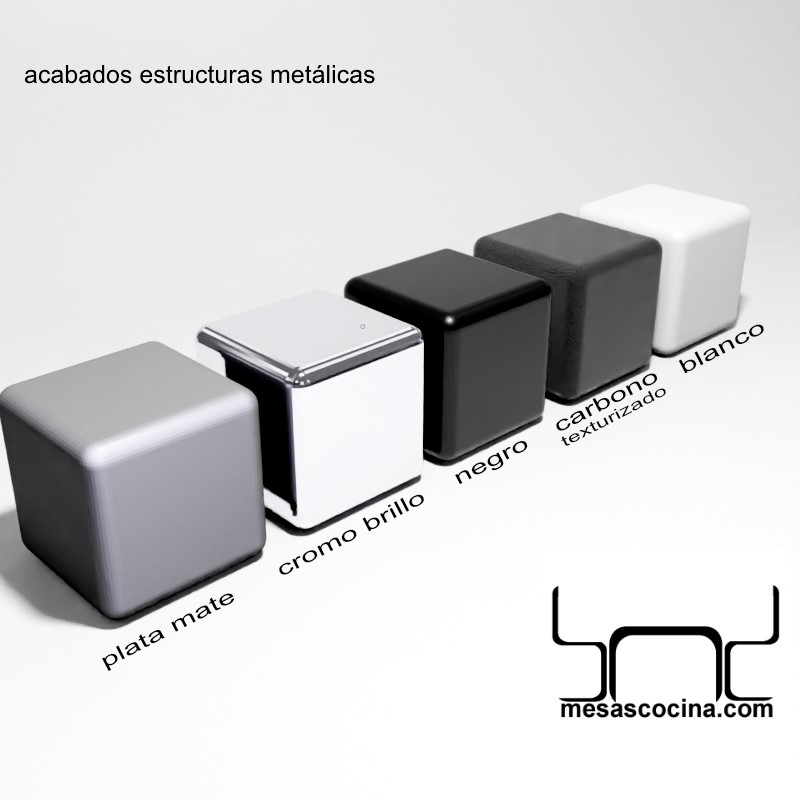 Estructuras metálicas para mesas y mobiliario